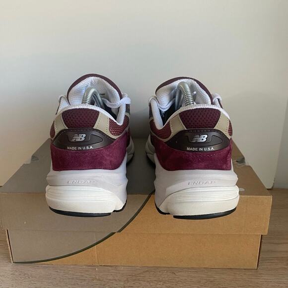 New Balance 990 V6 MIUSA Teddy Santis Burgundy Men Sneakers U990BT6- SZ 8.5 main image 5